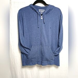 Coolibar Ladies Seaside Hoodie Long Sleeve Double Zip . Size XL